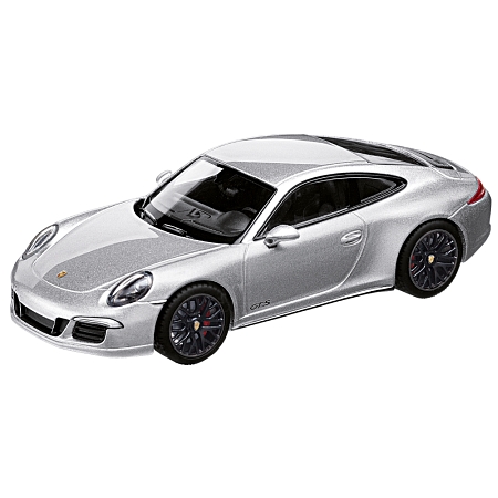 Porsche 911 Carrera 4 GTS Rhodium Silver 1:43 Diecast Scale Model